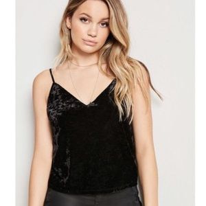 Forever 21 Velvet Cami Top